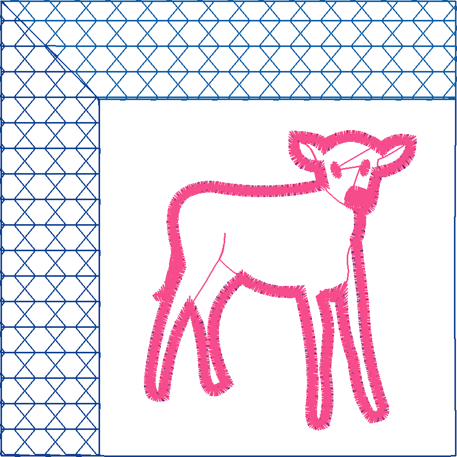 Applique - Animal Quilt Windows  (5)