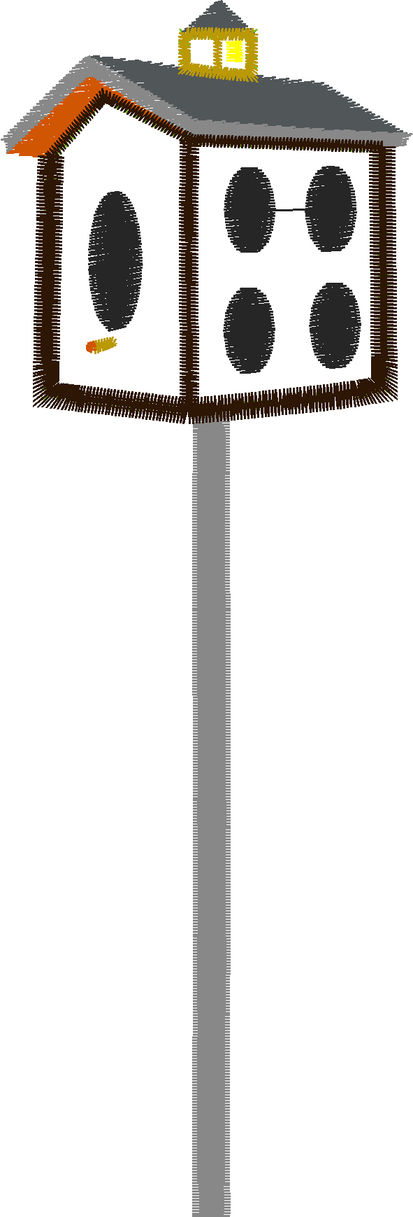 Applique - Bird Houses  (8)