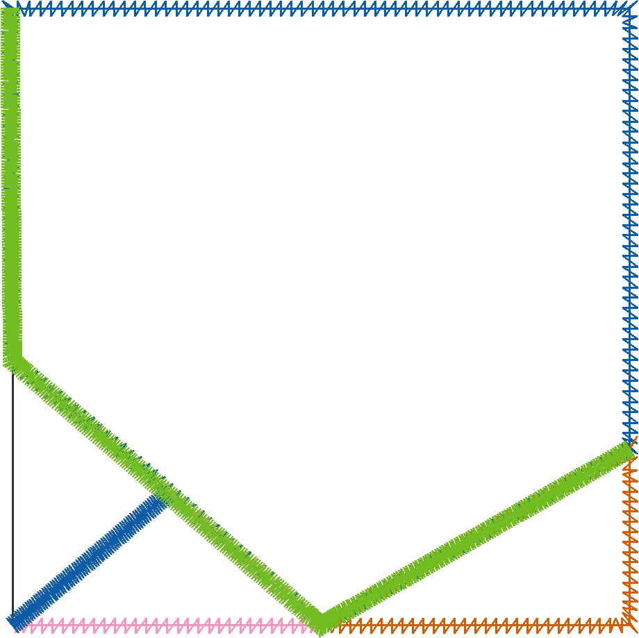 Applique - Butterfly Quilt Blocks  (4)