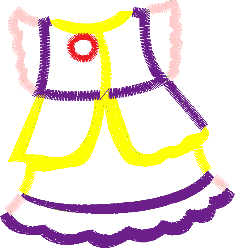 Applique - Chickie Dolls  (10)