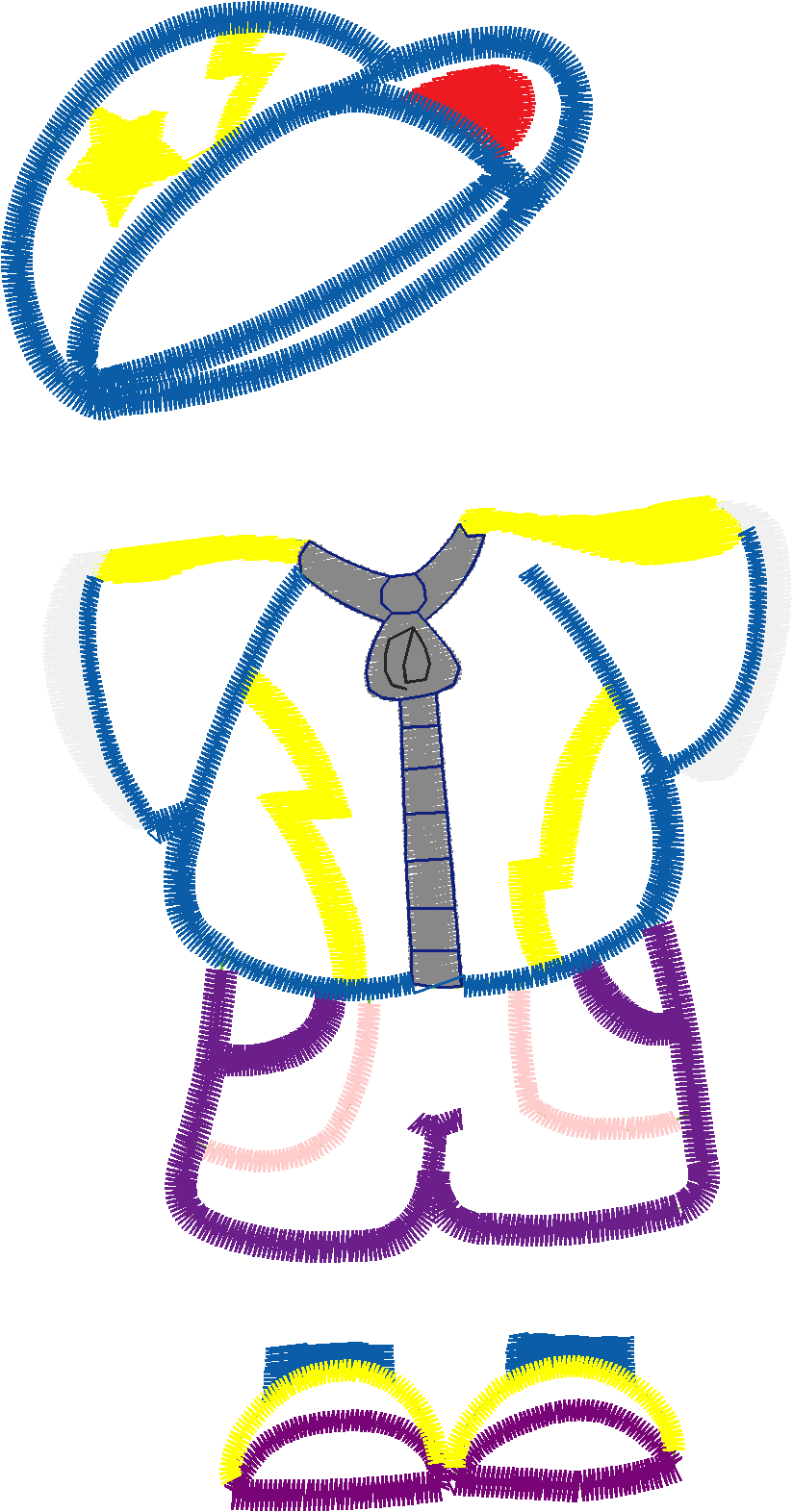 Applique - Chickie Dolls  (3)