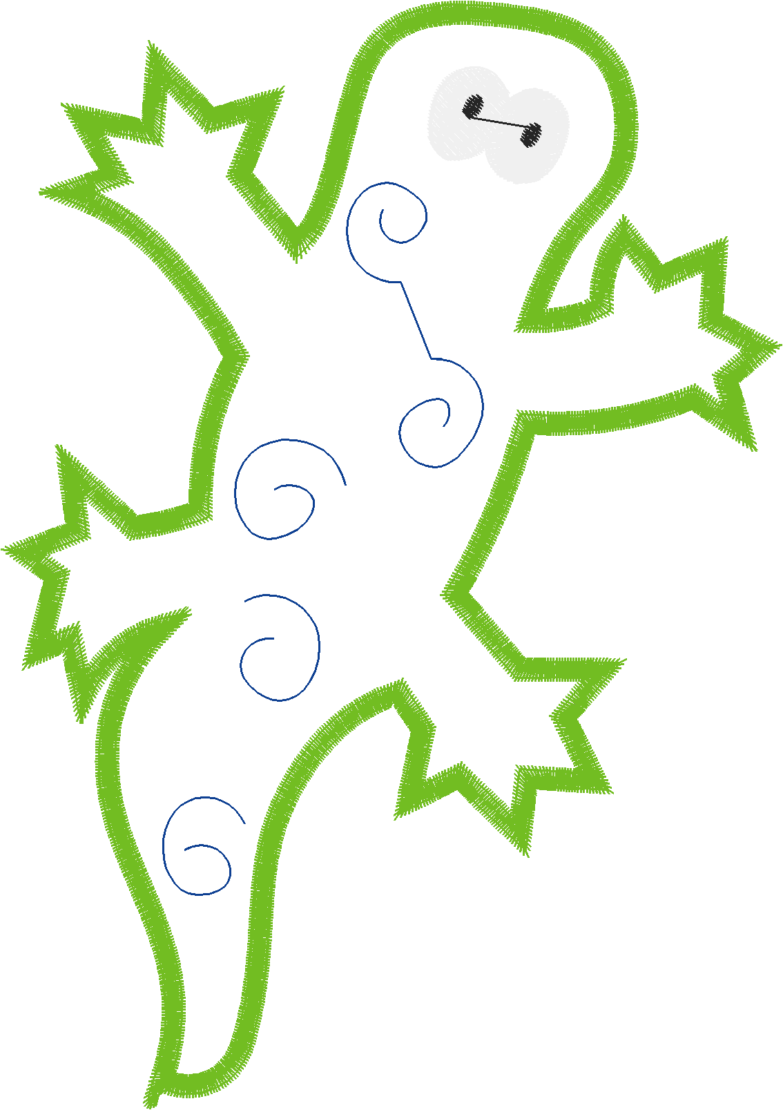 5x7crazylizardsapplique1