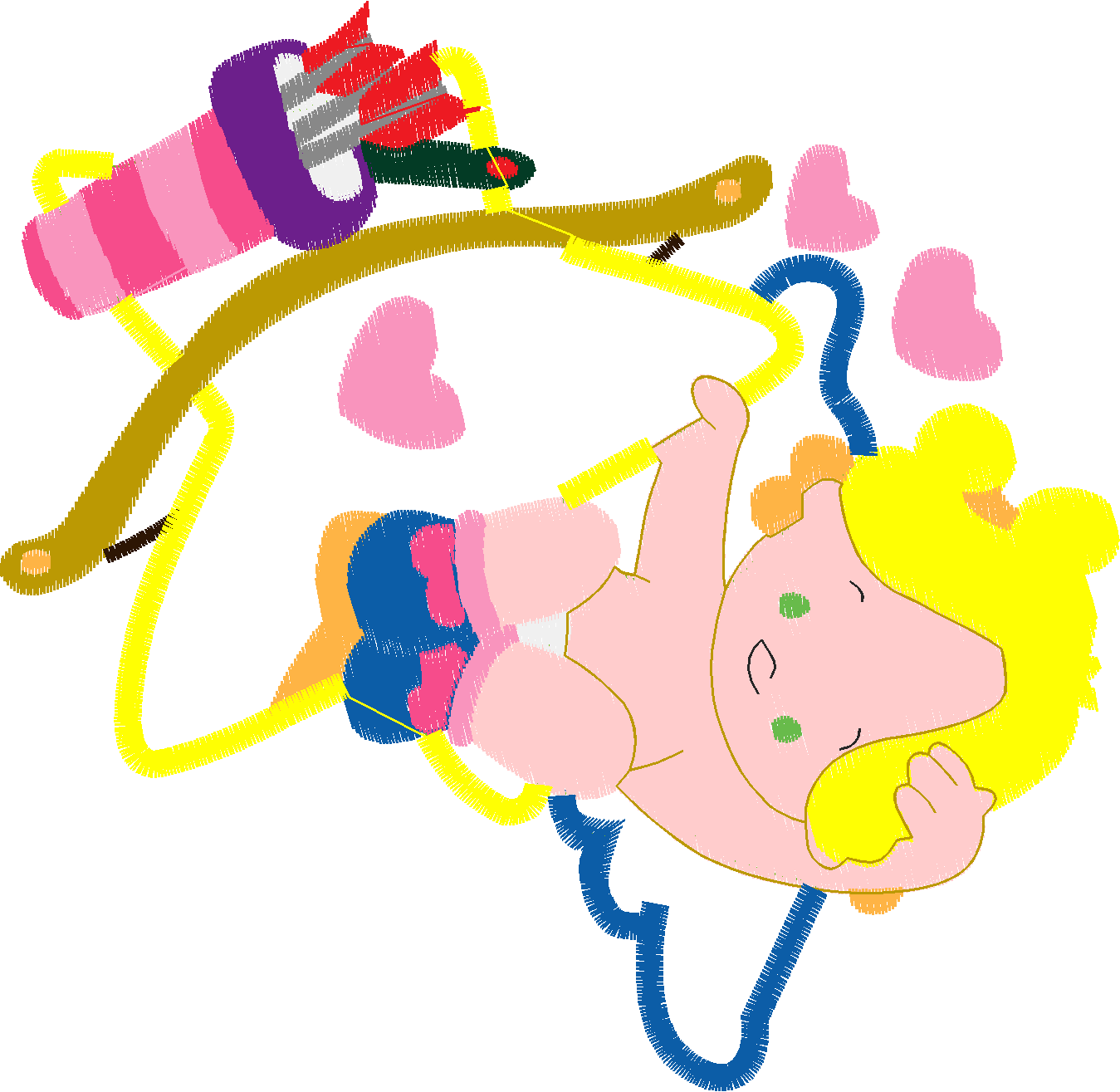 Applique - Cupids  (2)