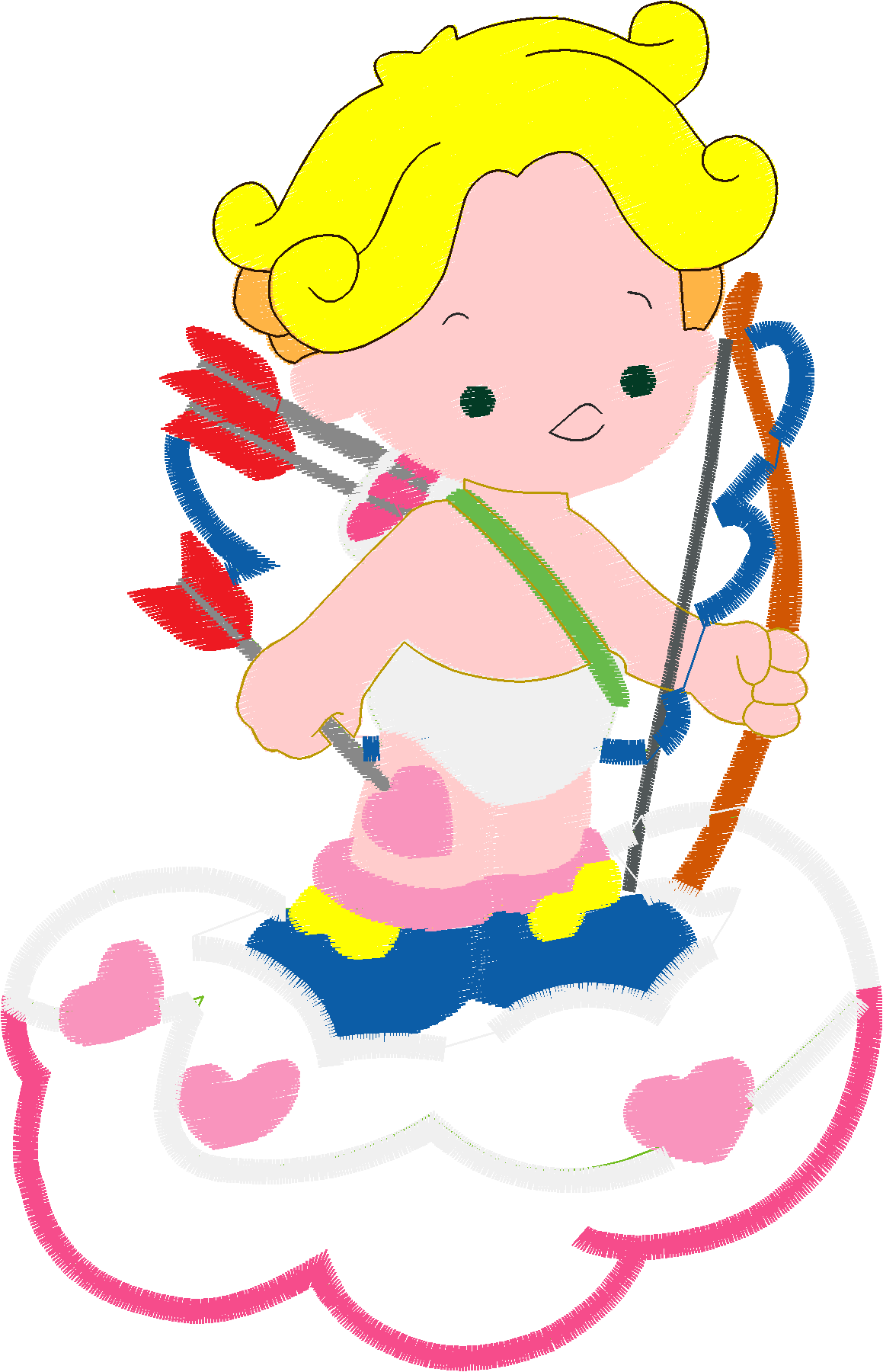 Applique - Cupids  (5)