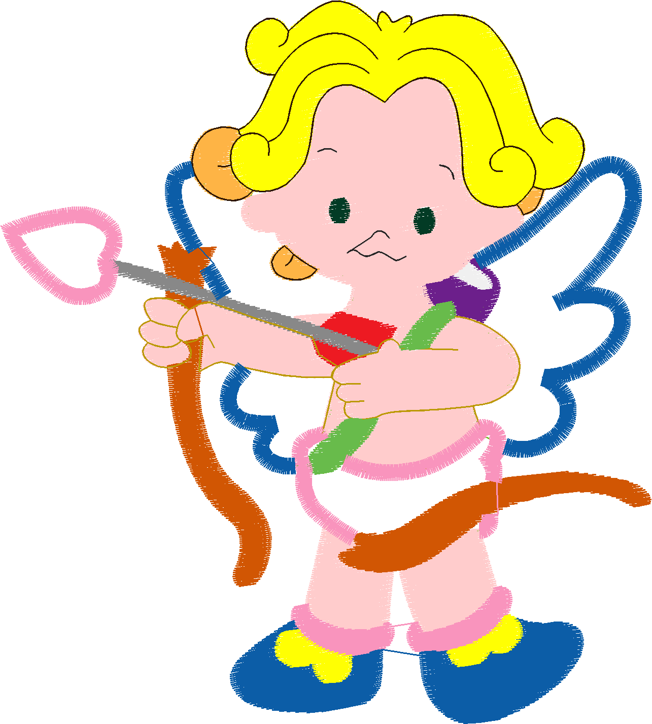 Applique - Cupids  (8)