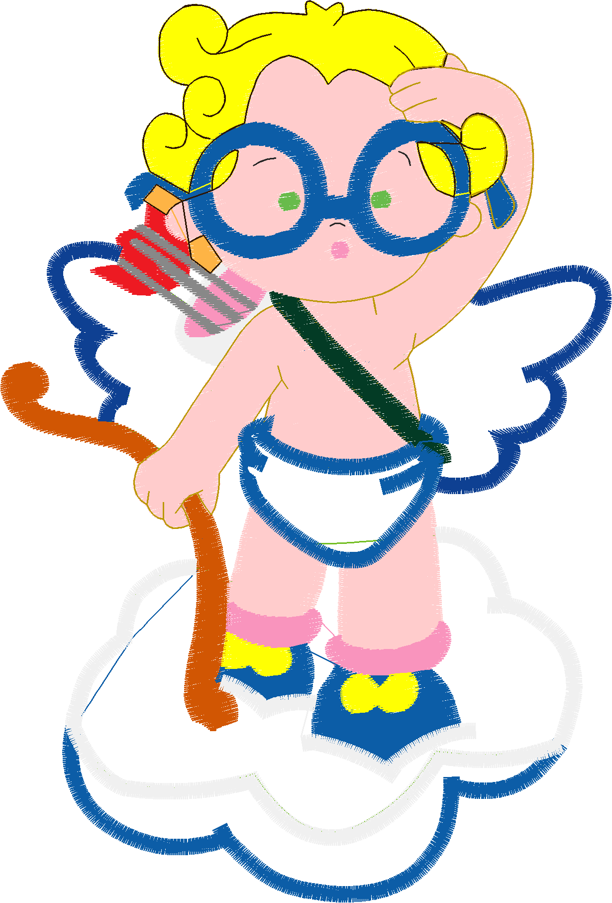 Applique - Cupids  (9)