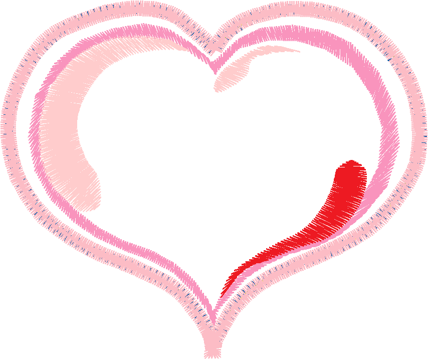 Applique - Decorative Hearts  (2)