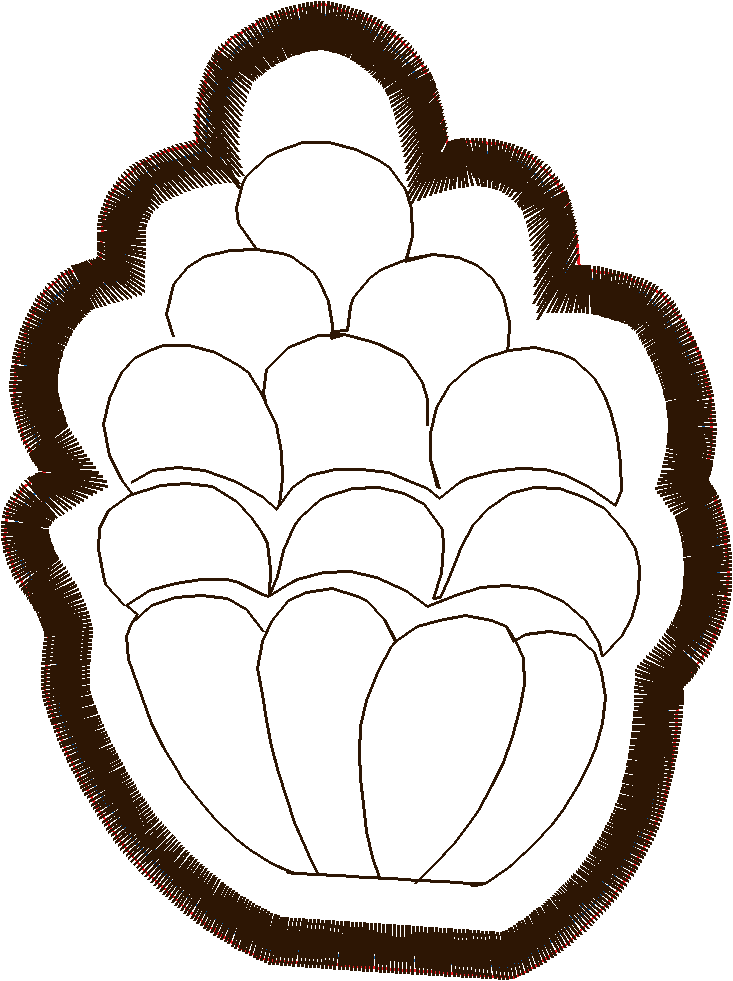 Applique - Fall Leaves Coasters  (4)