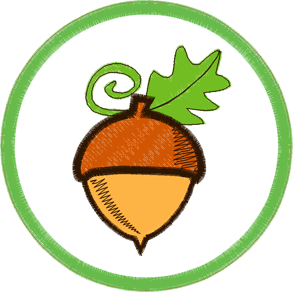 Applique - Fall Leaves Coasters  (5)