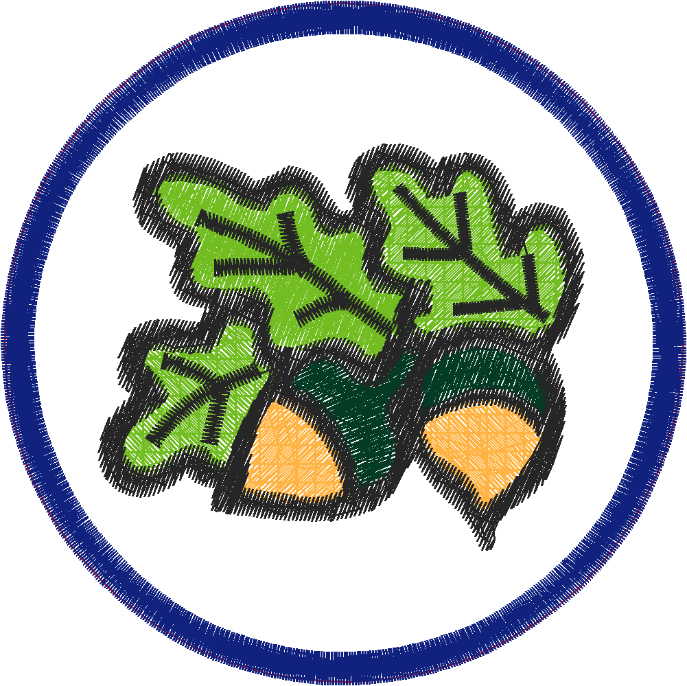 Applique - Fall Leaves Coasters  (6)