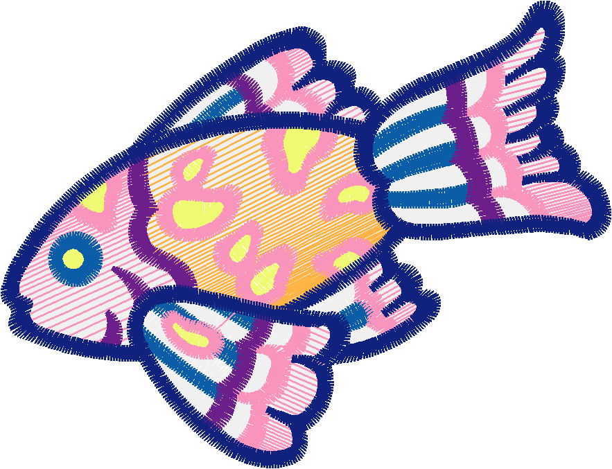Applique Fish (6)