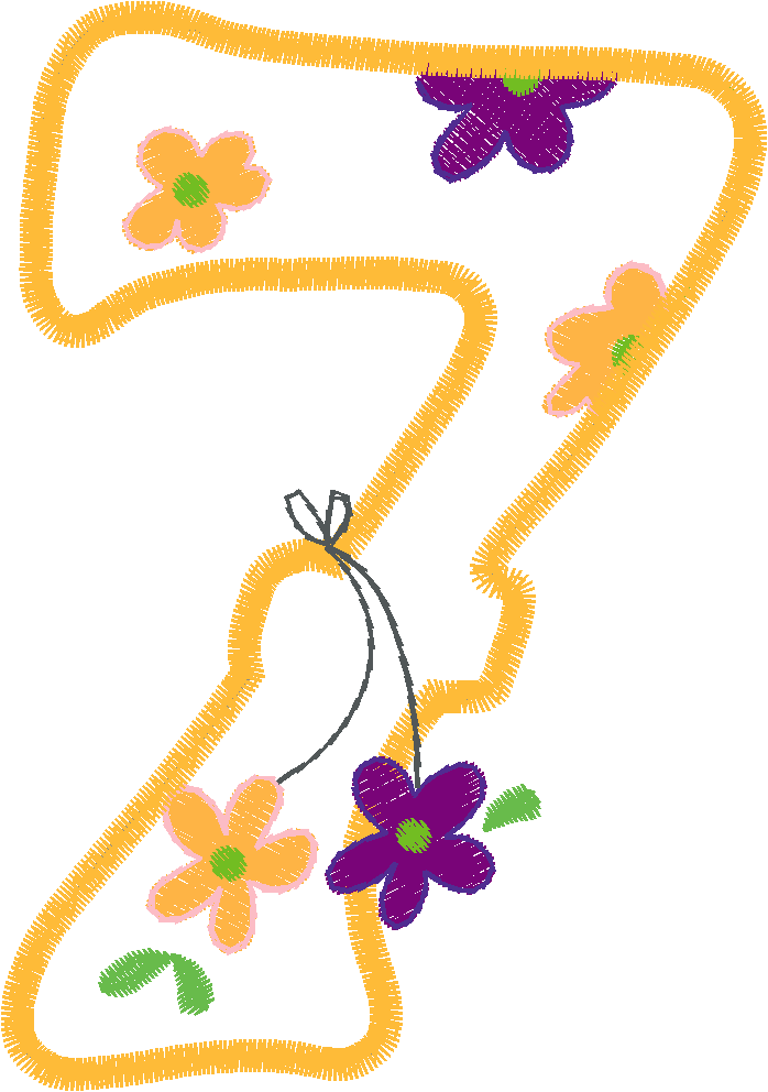 Funkyappliquenumbers7