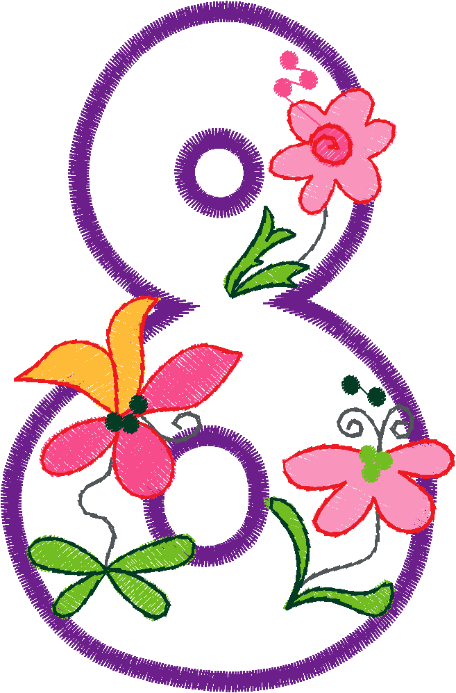 Funkyappliquenumbers8