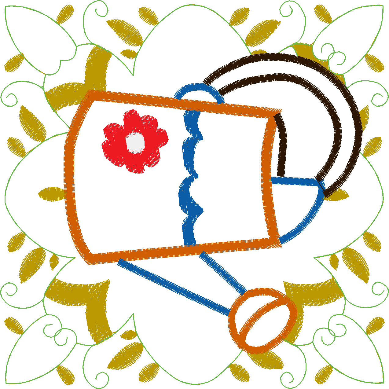 Applique - Garden Quilt  (1)