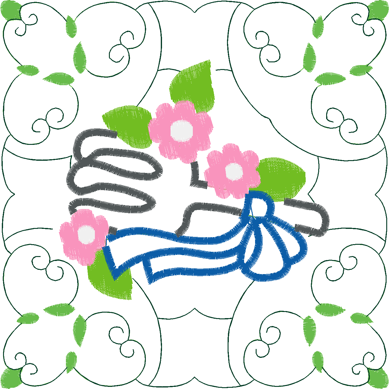 Applique - Garden Quilt  (4)