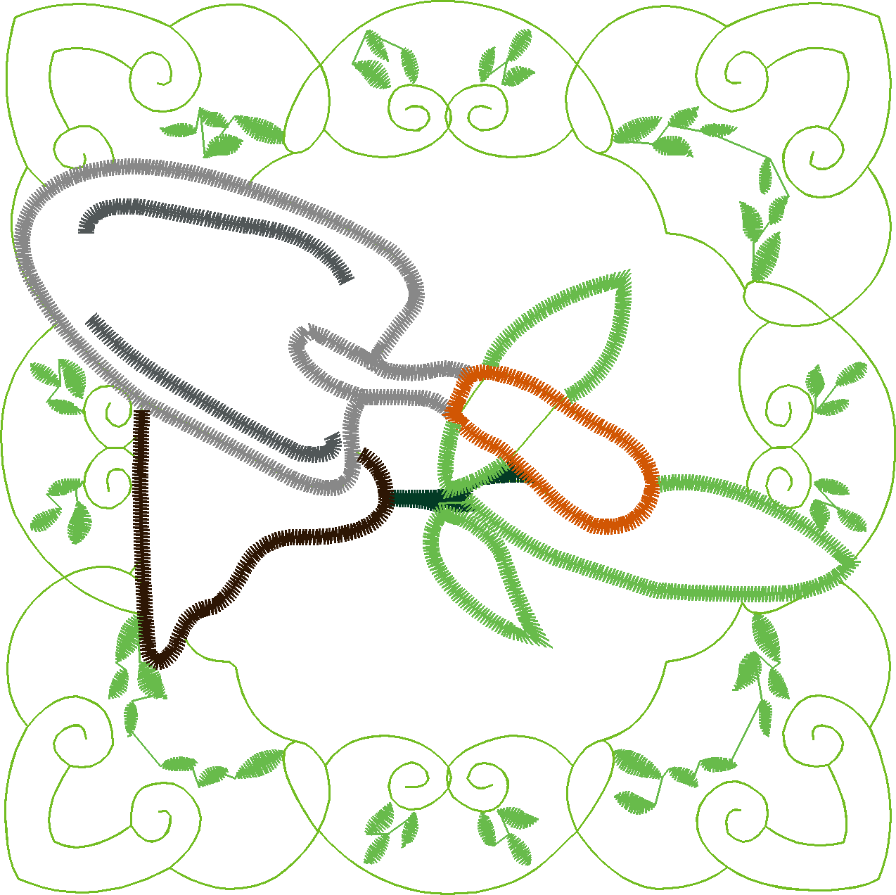 Applique - Garden Quilt  (6)