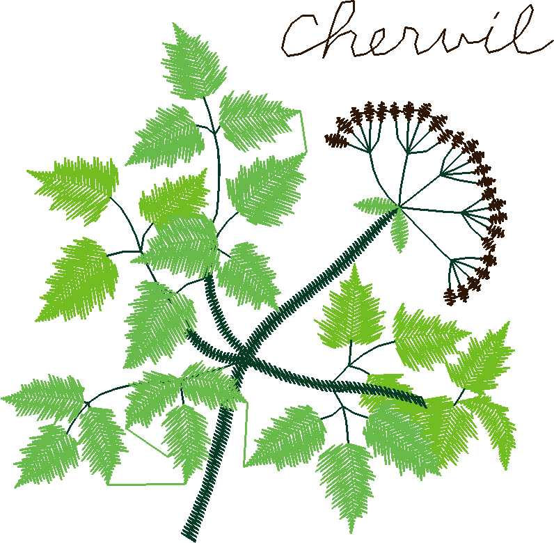 Applique - Herbs (31)