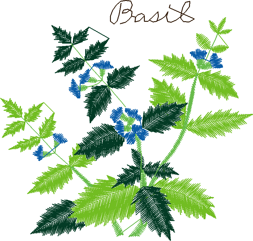 Applique - Herbs (32)