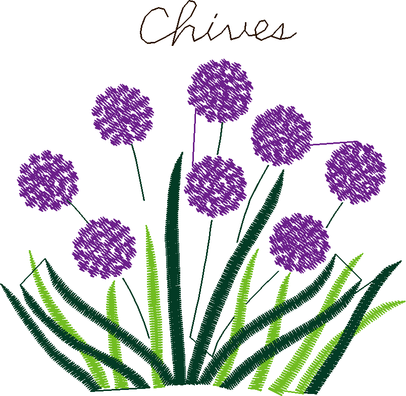 Applique - Herbs (36)