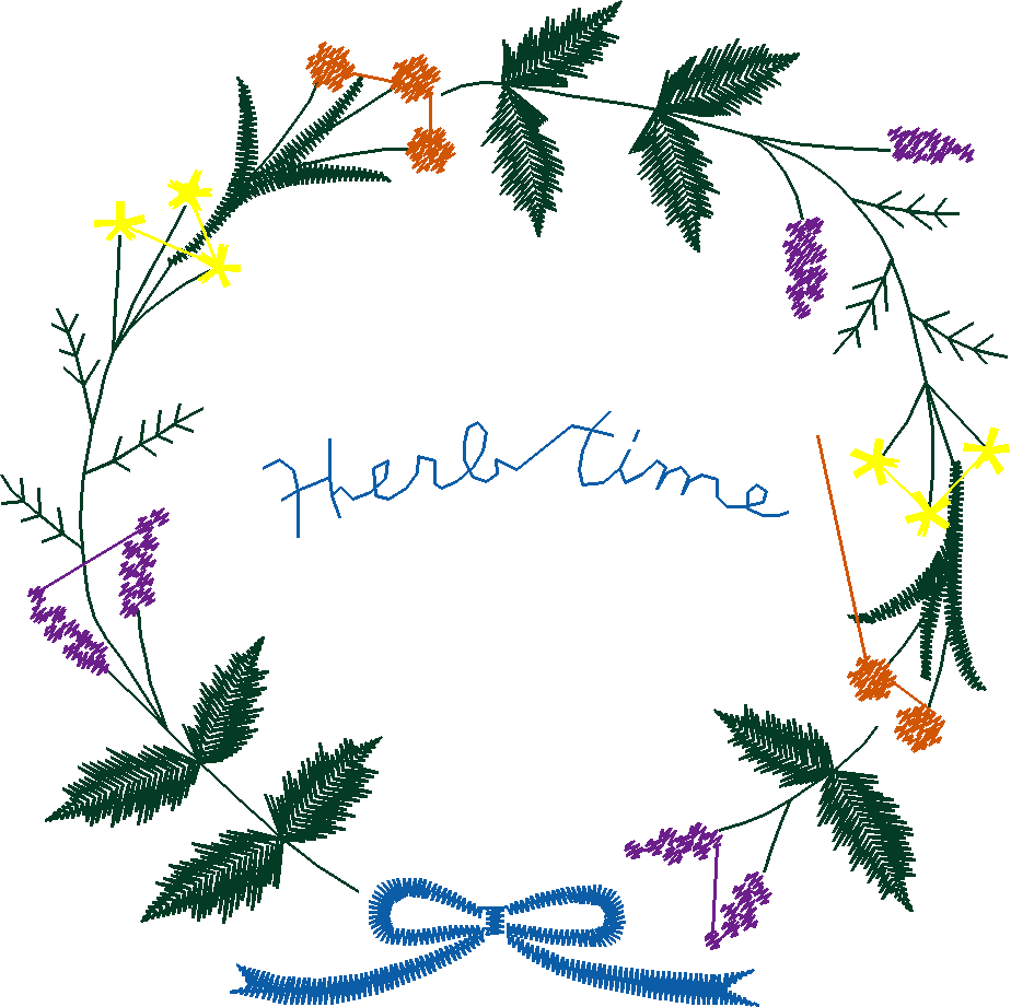 Applique - Herbs (39)