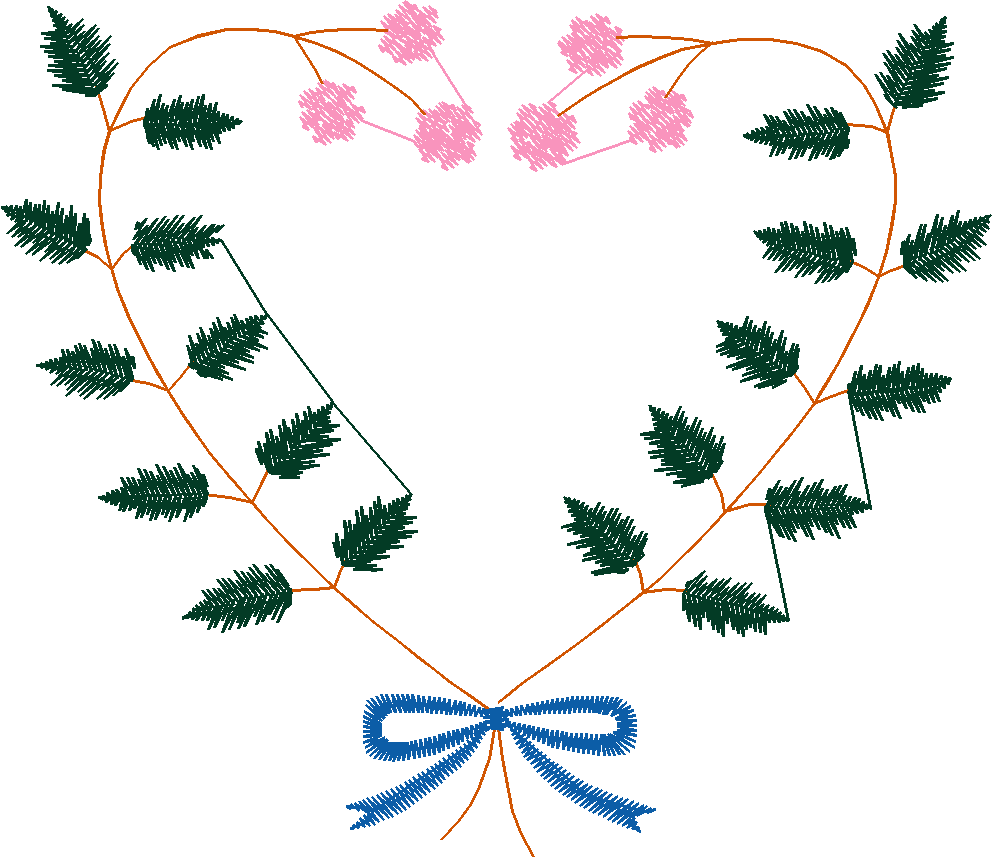 Applique - Herbs (40)