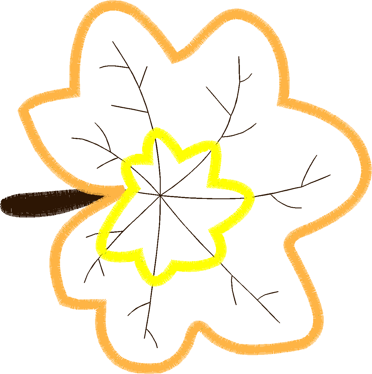 Applique - Leaves  (6)