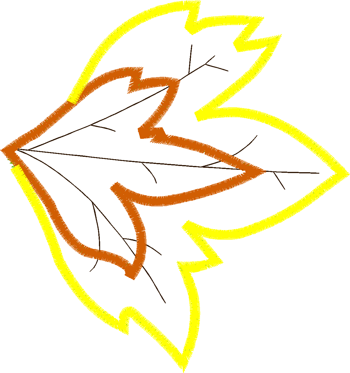 Applique - Leaves  (9)