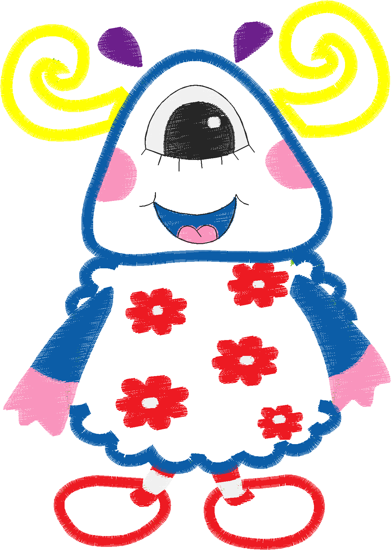 Applique - Monsters  (1)