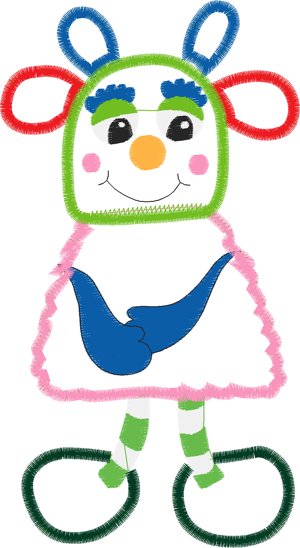 Applique - Monsters  (10)