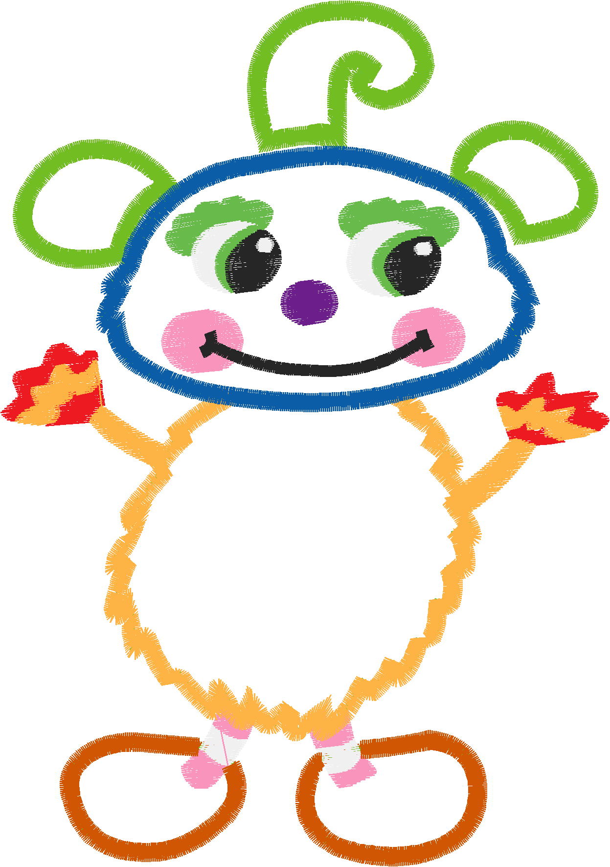 Applique - Monsters  (2)