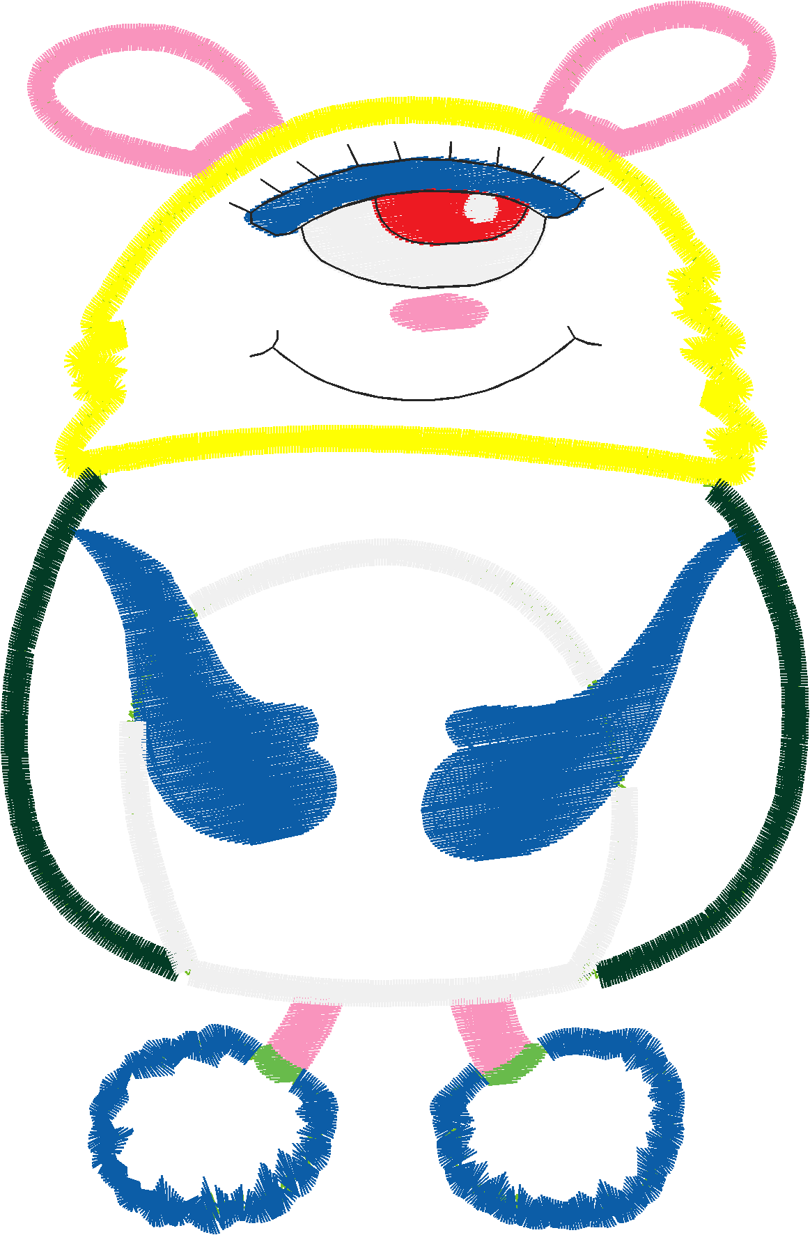 Applique - Monsters  (3)