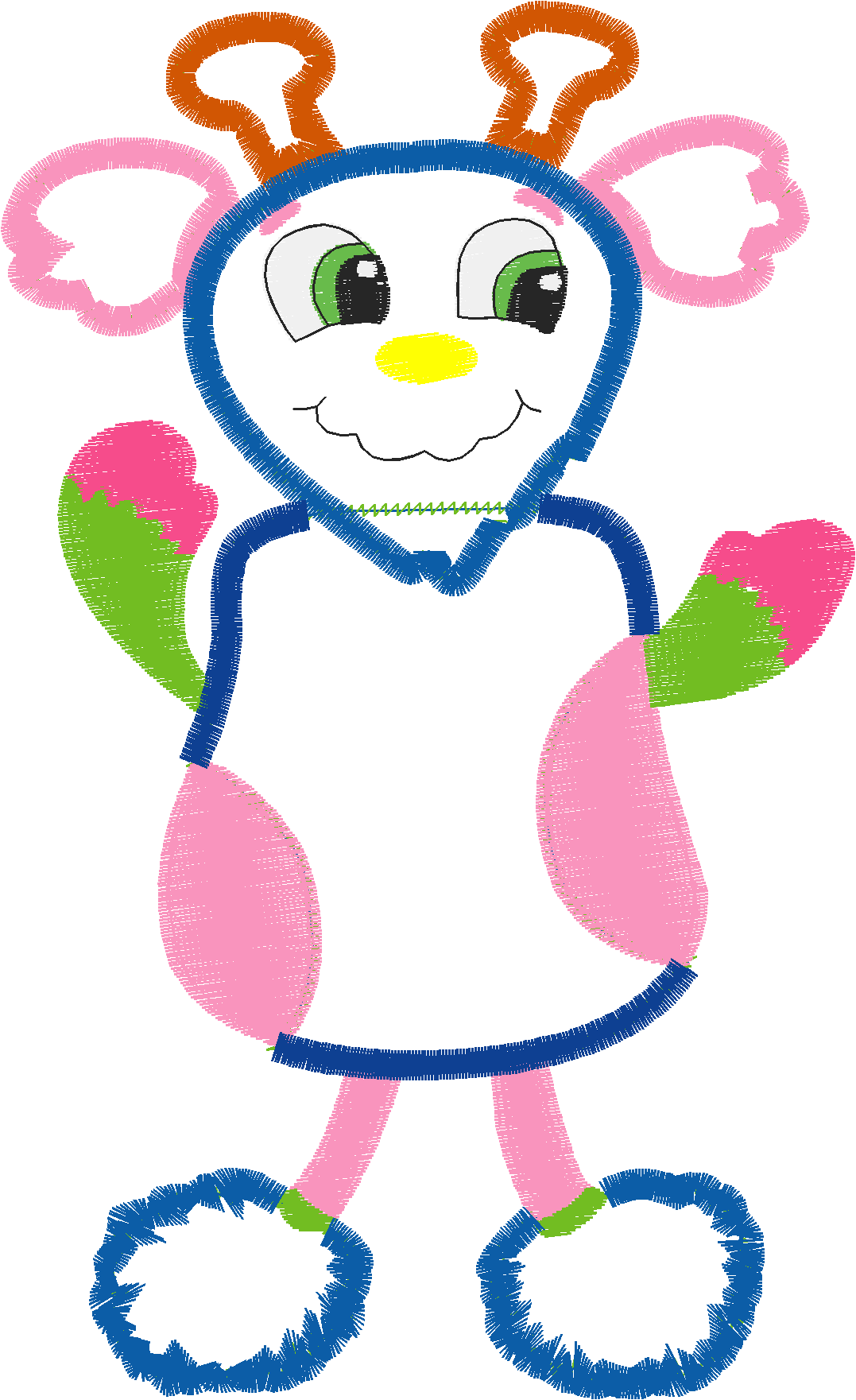 Applique - Monsters  (4)