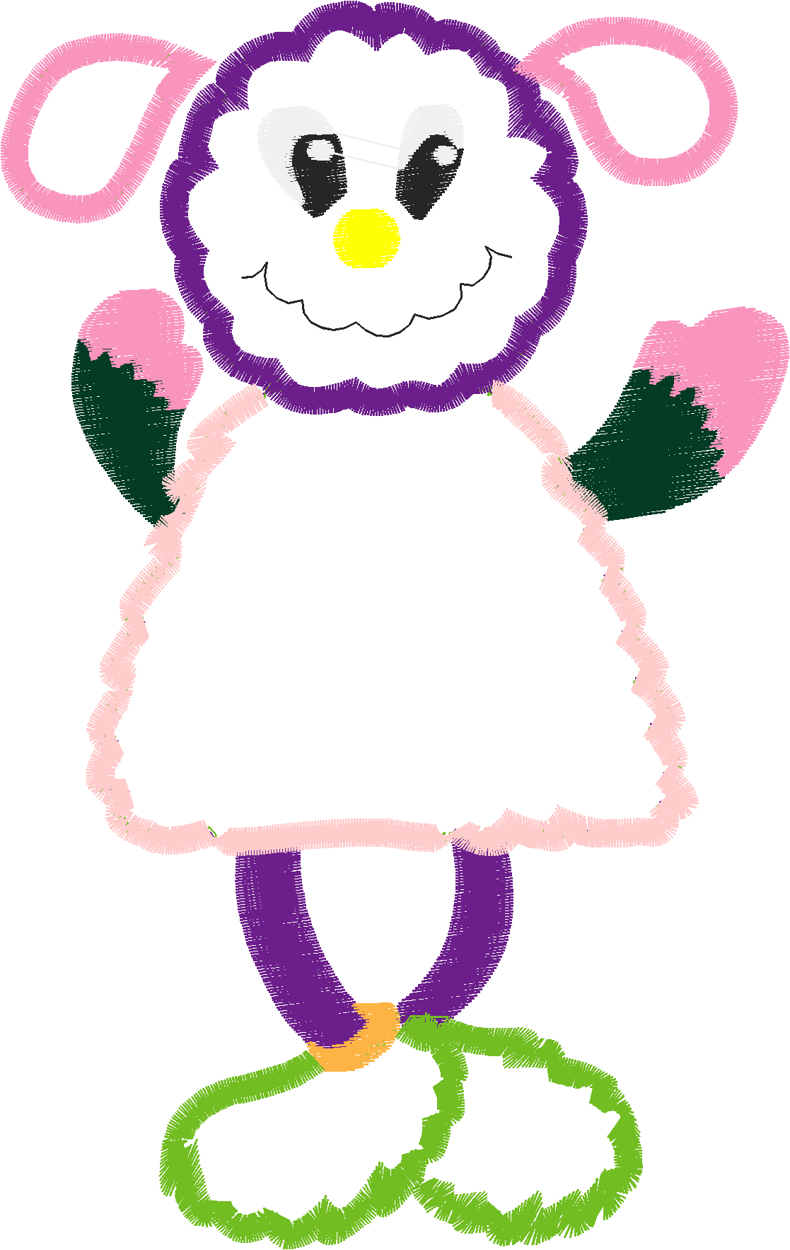 Applique - Monsters  (7)