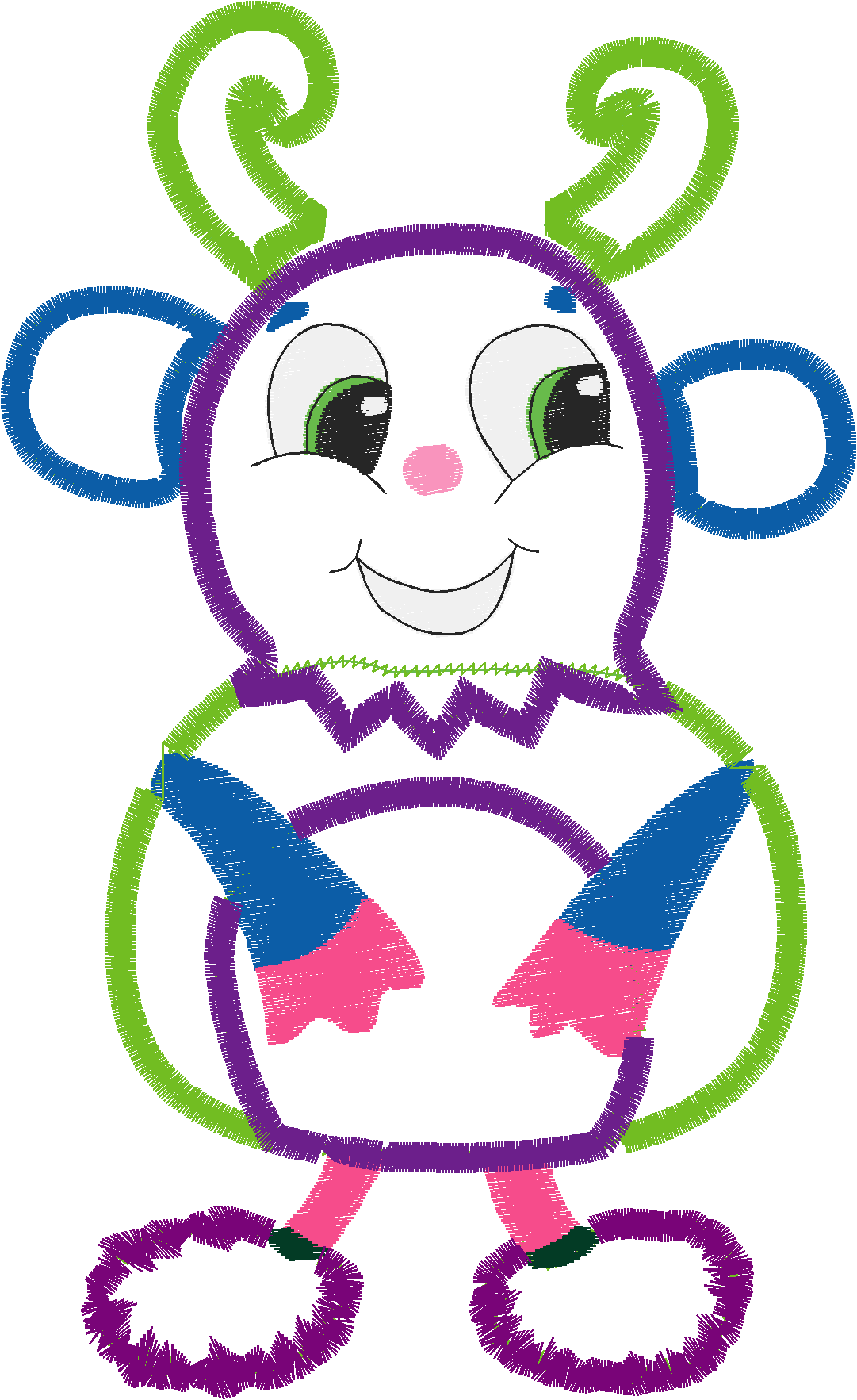 Applique - Monsters  (8)