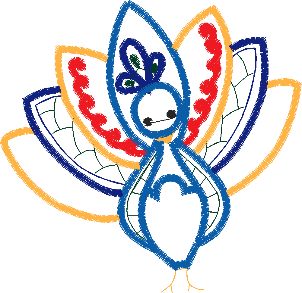 Applique - Peacocks  (13)