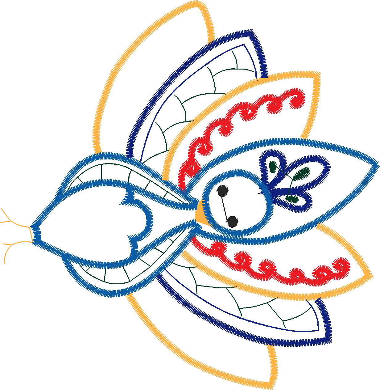 Applique - Peacocks  (14)