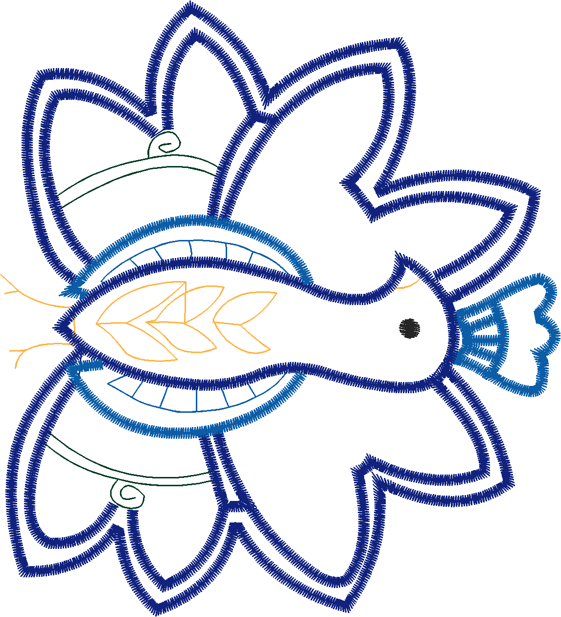 Applique - Peacocks  (16)