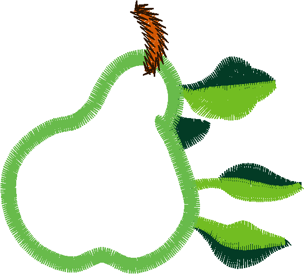 Sew Swell Free Pear 4x4