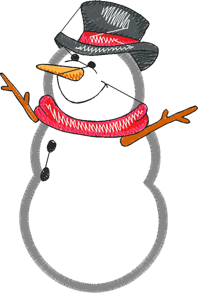 Applique - Snowmen 2  (3)