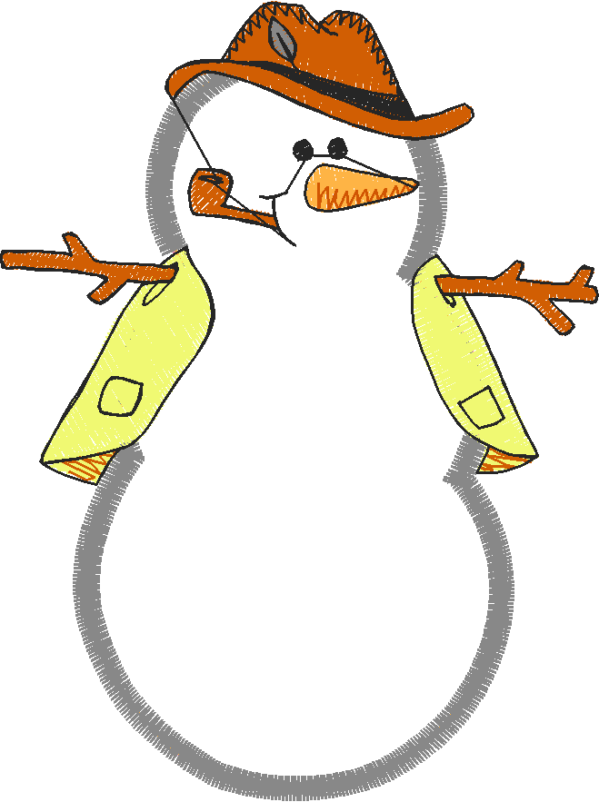 Applique - Snowmen 2  (4)