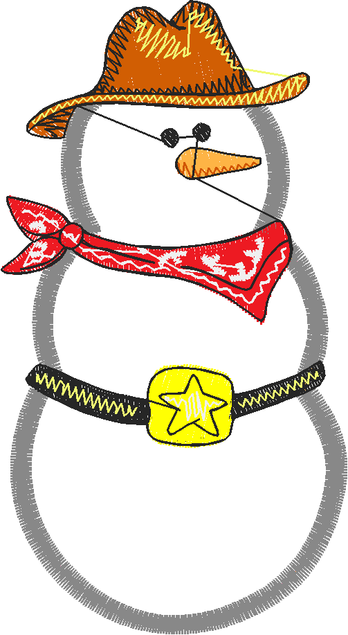 Applique - Snowmen 2  (5)