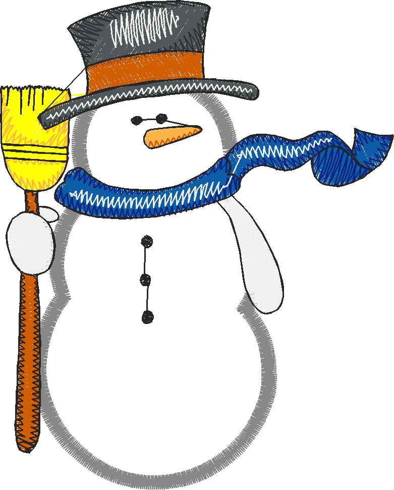 Applique - Snowmen 2  (8)