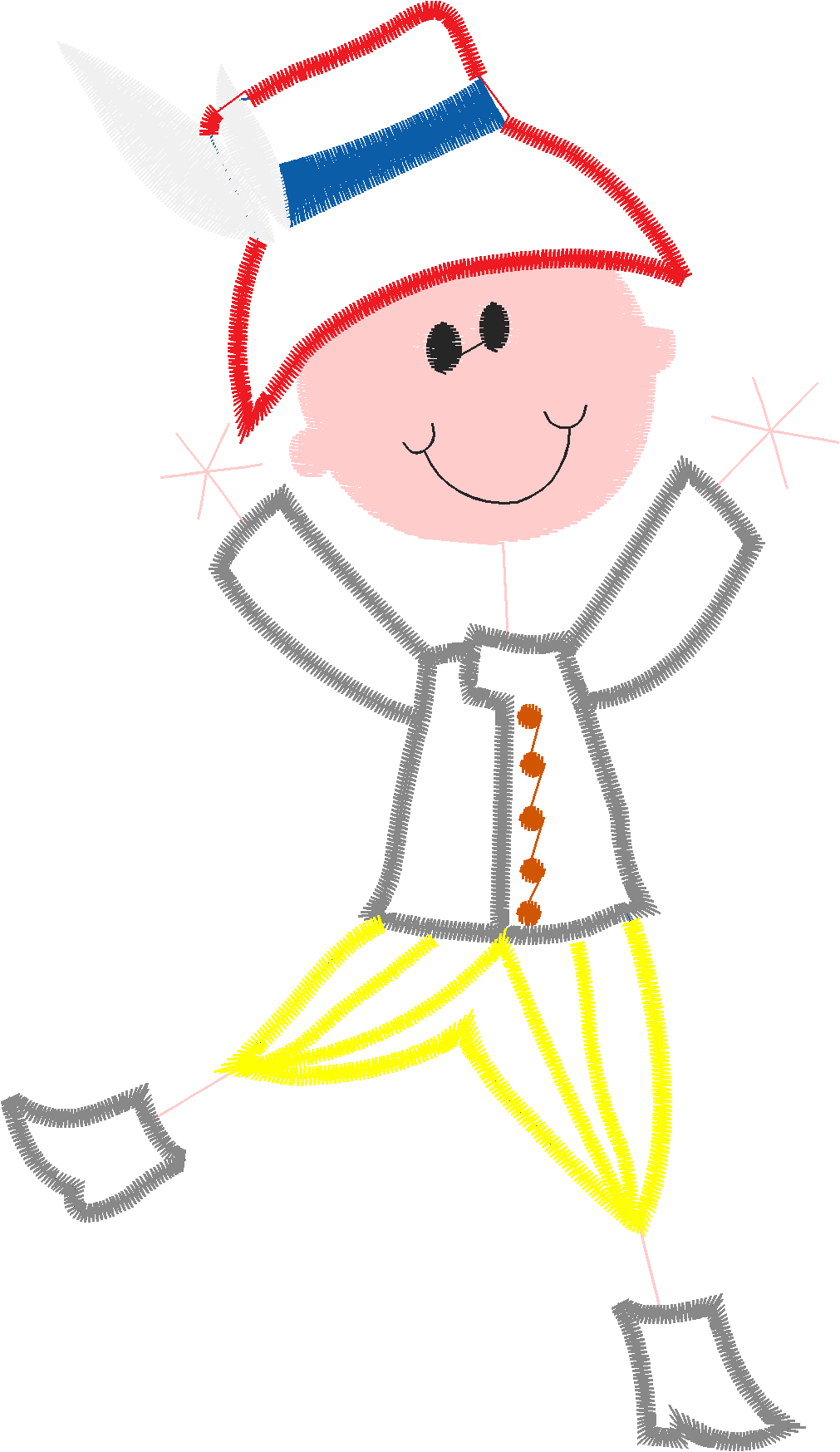 Applique - Stick Kids  (8)