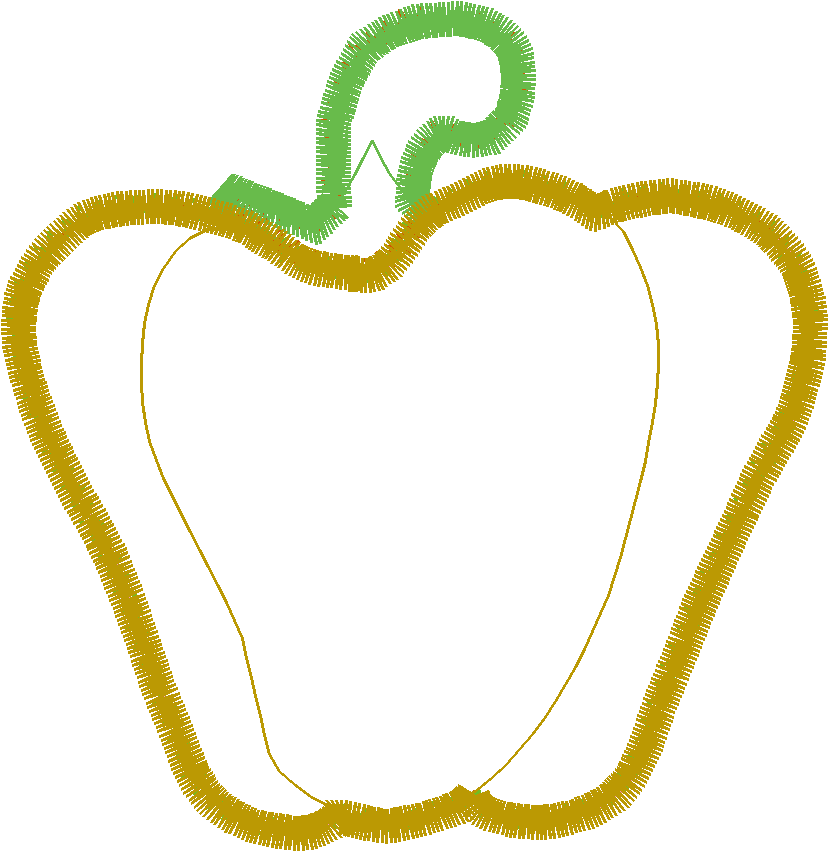 Applique - Vegetables  (6)