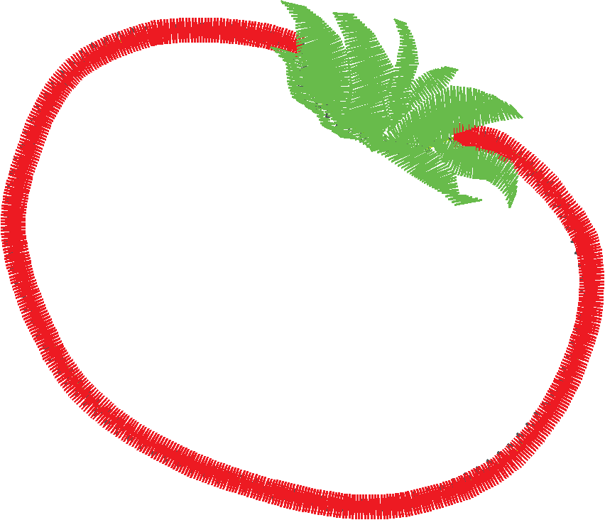 Applique - Vegetables  (8)