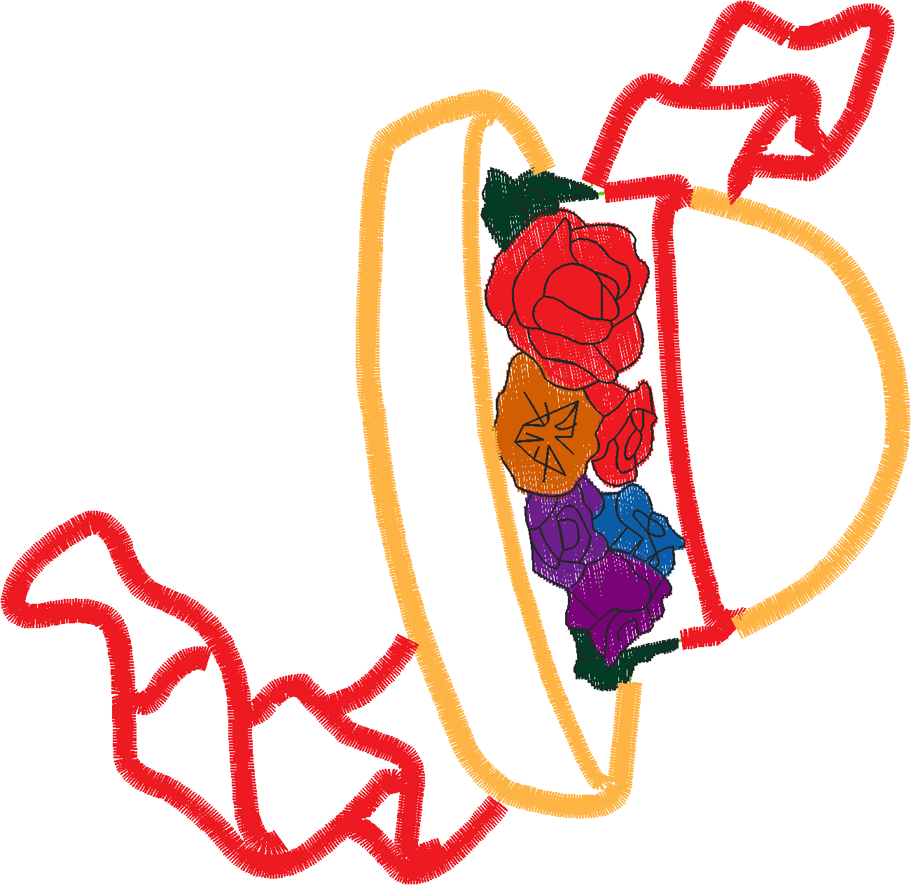 Applique - Victorian Hats  (8)