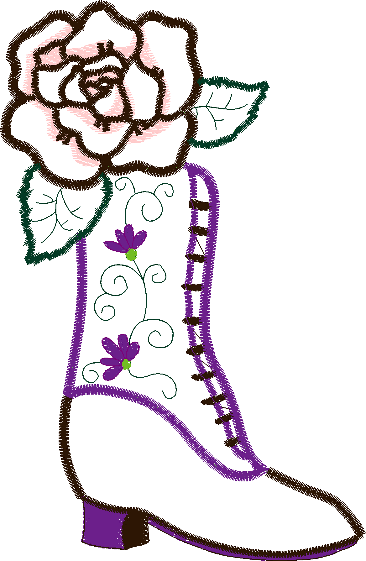 Applique - Victorian Shoes (1)