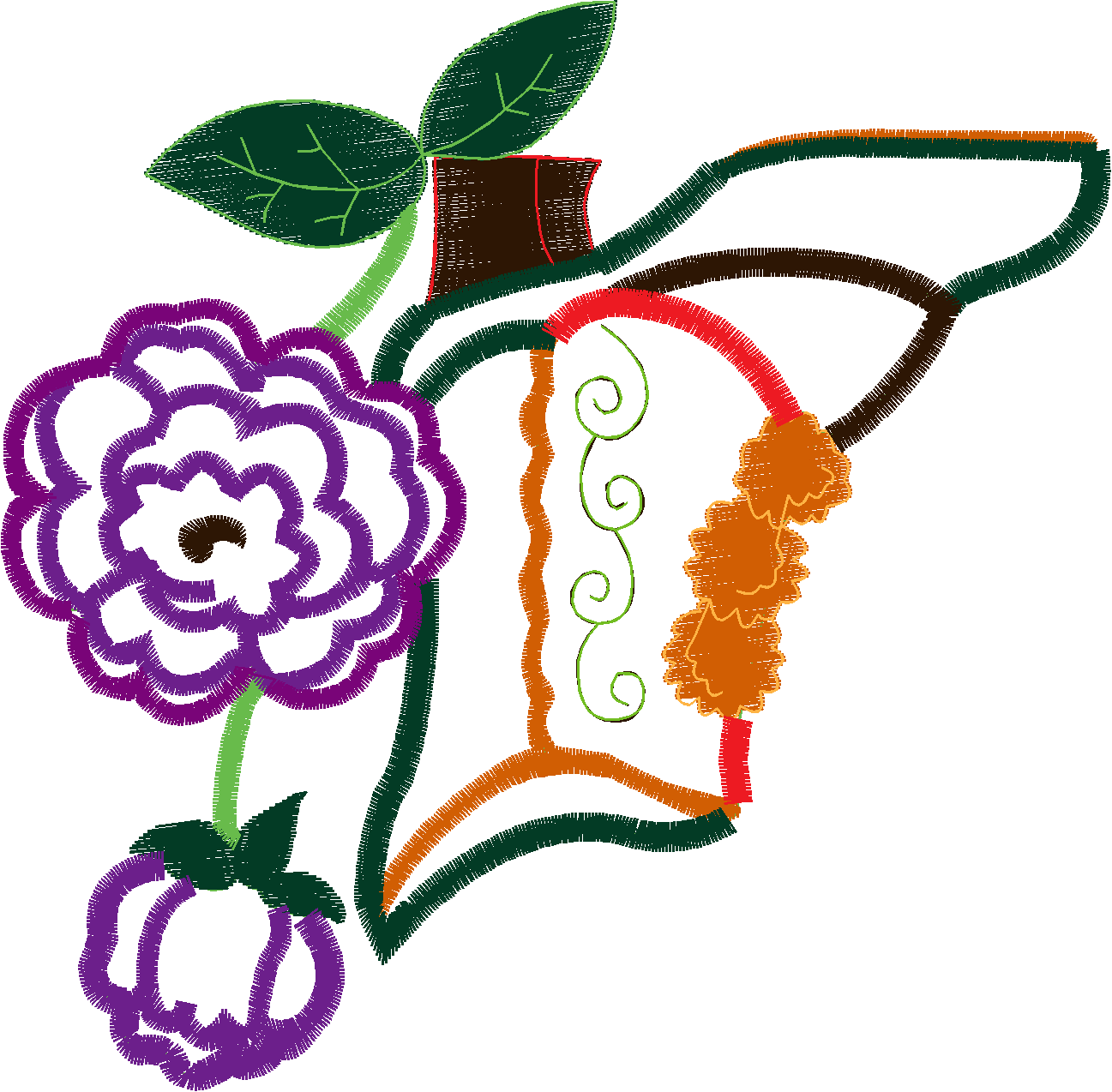 Applique - Victorian Shoes (2)