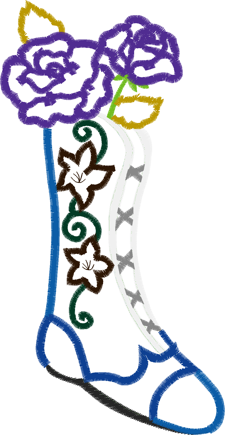 Applique - Victorian Shoes (5)