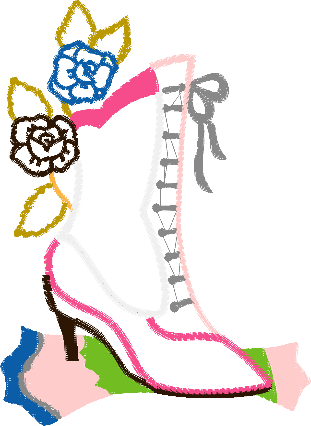 Applique - Victorian Shoes (6)